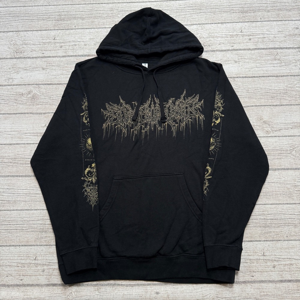 Bleed From Within Hoodie Men's M Black God Complex Pullover Heavy Metal Merch